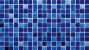 Betsan MixDarkBlue Cam Mozaik Havuz Kaplaması 25x25 mm